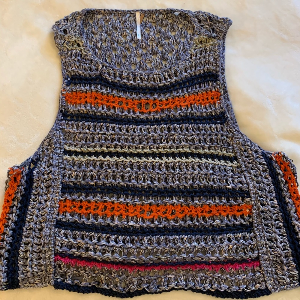 Free People Boho Style Crochet Top